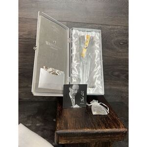 *NEW* Waterford Crystal SNOWFLAKE WISHES 2014 4th Ed Peace Mooncoin Flute NIB